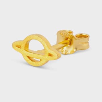 Lulu Copenhagen Saturn Earring In Gold