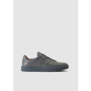 Oliver Sweeney Grey Mens Quintos Hand Finished Leather Trainers