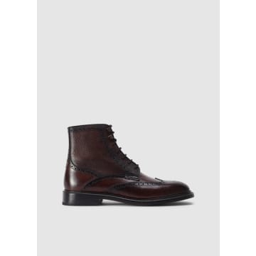 Oliver Sweeney Tan Mens Gortbrack Hand Finished Calf Leather Boots In Neutrals