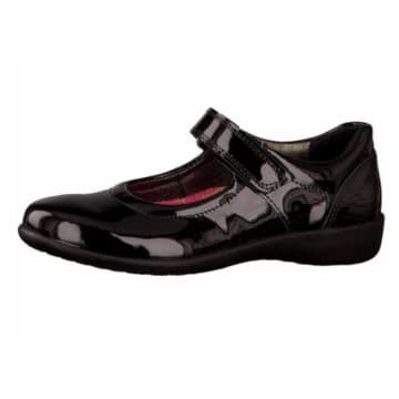 Ricosta Beth Patent Leather School Shoes (black)