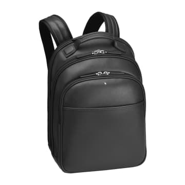 Montblanc Sartorial Medium Backpack 3 Compartments In Black