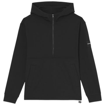 Calvin Klein Half Zip Technical Jacket In Black