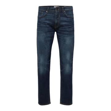Selected Homme Dark Blue Slim Jeans