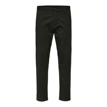 Selected Homme Slim Black Flexible Trousers