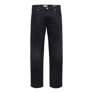 Selected Homme Jeans Regular Noir In Black