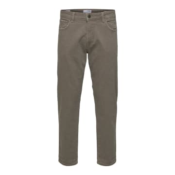 Selected Homme Jeans Court Taupe