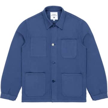 Bask In The Sun Bleuet Men's Workwear Jacket In Blue