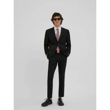 Selected Homme Black Suit Trousers