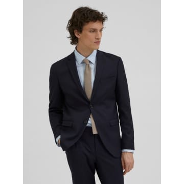 Selected Homme Blazer Structured Marine Man In Blue