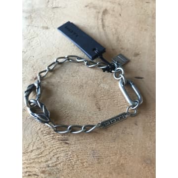 Goti 925 Oxidised Silver Bracelet Br2047 In Metallic