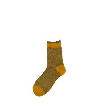 Sixton Tokyo Socks In Gold From