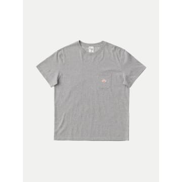 Nudie Jeans Leffe Pocket T-shirt In Grey