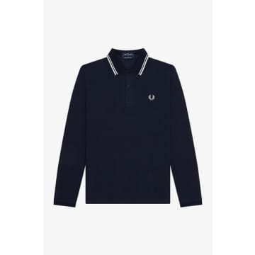Fred Perry Twin Tipped M1212 Polo Shirt In Blue