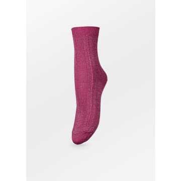 Becksondergaard Glitter Drake Sock In Pink