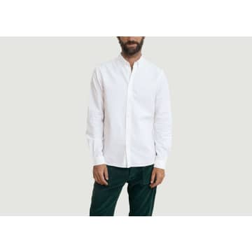Cuisse De Grenouille White Oxford Shirt