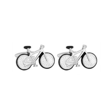 Dalaco Bicycle Cufflinks In Metallic