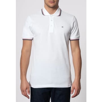Merc London Card Polo Shirt In White