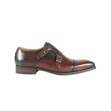 Azor Lombardy Monk Shoe In Brown