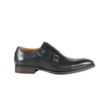 Azor Lombardy Monk Shoes In Black