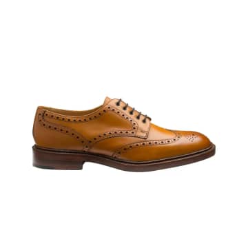Shop Loake Chester Brogue Shoes In Neutrals