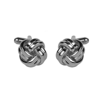 Dalaco Knot Cufflinks In Metallic