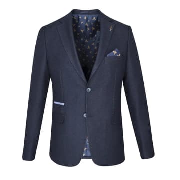 Fratelli Textured Suit Jacket In Blue