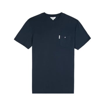 Ben Sherman Signature Tee With Chest Pocket In Blue