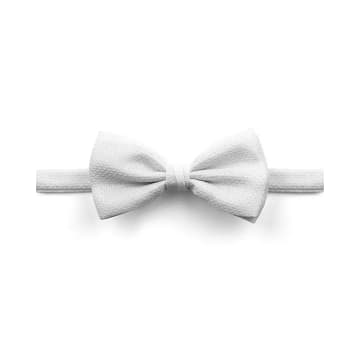 Knightsbridge Neckwear Marcella Pre-tied Bow Tie In White