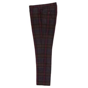 Guide London Brushed Tweed Check Suit Trouser