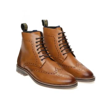 John White Hector Rogues Brogue Boot In White