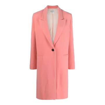 Forte Forte Single-breasted Wool-cashmere Coat In Rosa