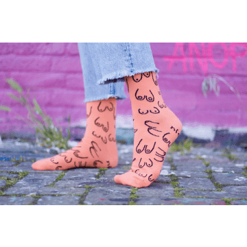 Eat Mielies | Socks Boobs In Orange