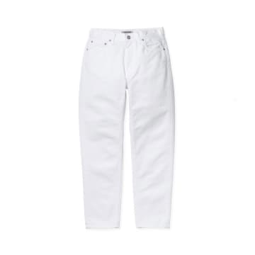 Carhartt Womens Page Carrot Ankle Trouser White