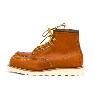 Red Wing Shoes 875 Classic Moc Toe Boots Oro Legacy In Red