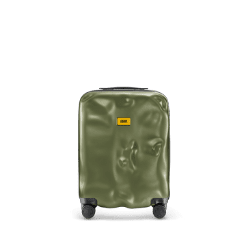 Crashbaggage Trolley Icon Cabin 4w Olive Crash Baggage In Green