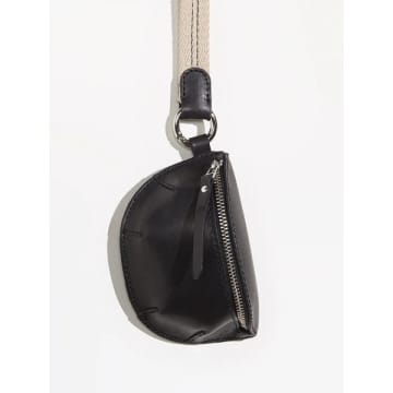 The Mercantile London Bellerose Rosike Black Bag