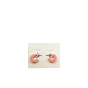 Nat + Noor Mali Earrings In Peach