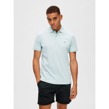 Selected Homme Pastel Blue Mint Polo