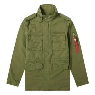 Alpha Industries Huntington M-65 Jacket Olive In Green