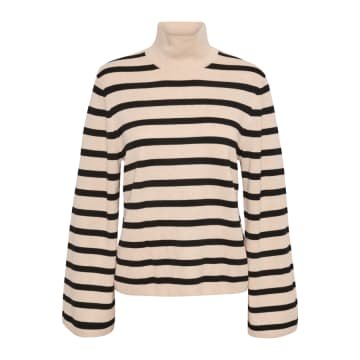 Inwear Sand And Black Musette Pullover In Neutrals