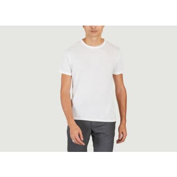 Shop Officine Generale Linen T-shirt