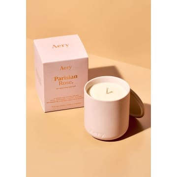 Aery Parisian Rose Scented Candle In Pink