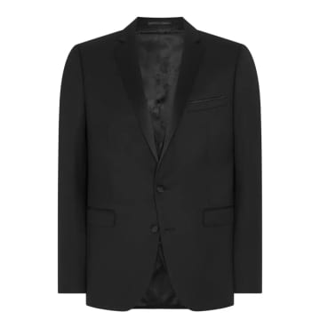 Remus Uomo Rocco Dinner Suit Tuxedo Jacket In Black