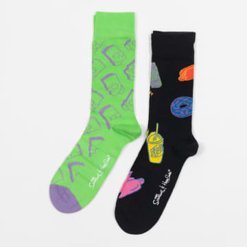Happy Socks 2 Pack The Simpsons Collaboration Bart Gift Set