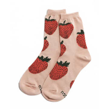 Baggu Unisex Strawberry Socks