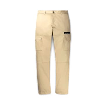 Daily Paper Logo-patch Cargo Trousers In Beige