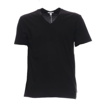 James Perse T-shirt For Man Mlj3352 Blk