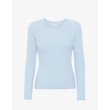 Colorful Standard T-shirt Long Sleeves Côte Organic Polar Blue Cs2055