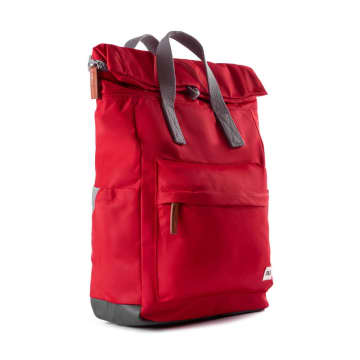 Roka Back Pack Canfield B Medium In Recycled Sustainable Nylon Cranberry