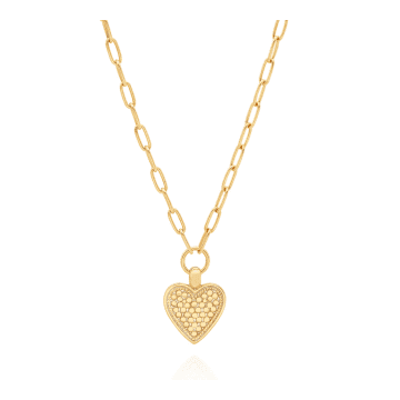Anna Beck Medium Heart Gold Necklace